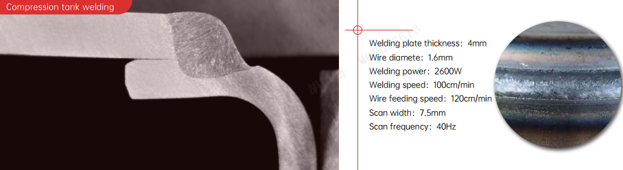 Compression tank welding - Megmeet RAY series Robotic Laser Welders